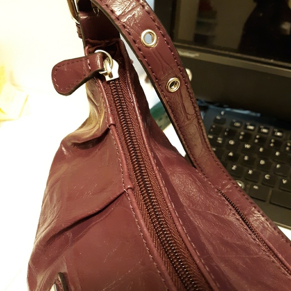 NICOLE MILLER PURPLE BAG WITH ADJUSTABLE STRAP - Picture 5 of 7